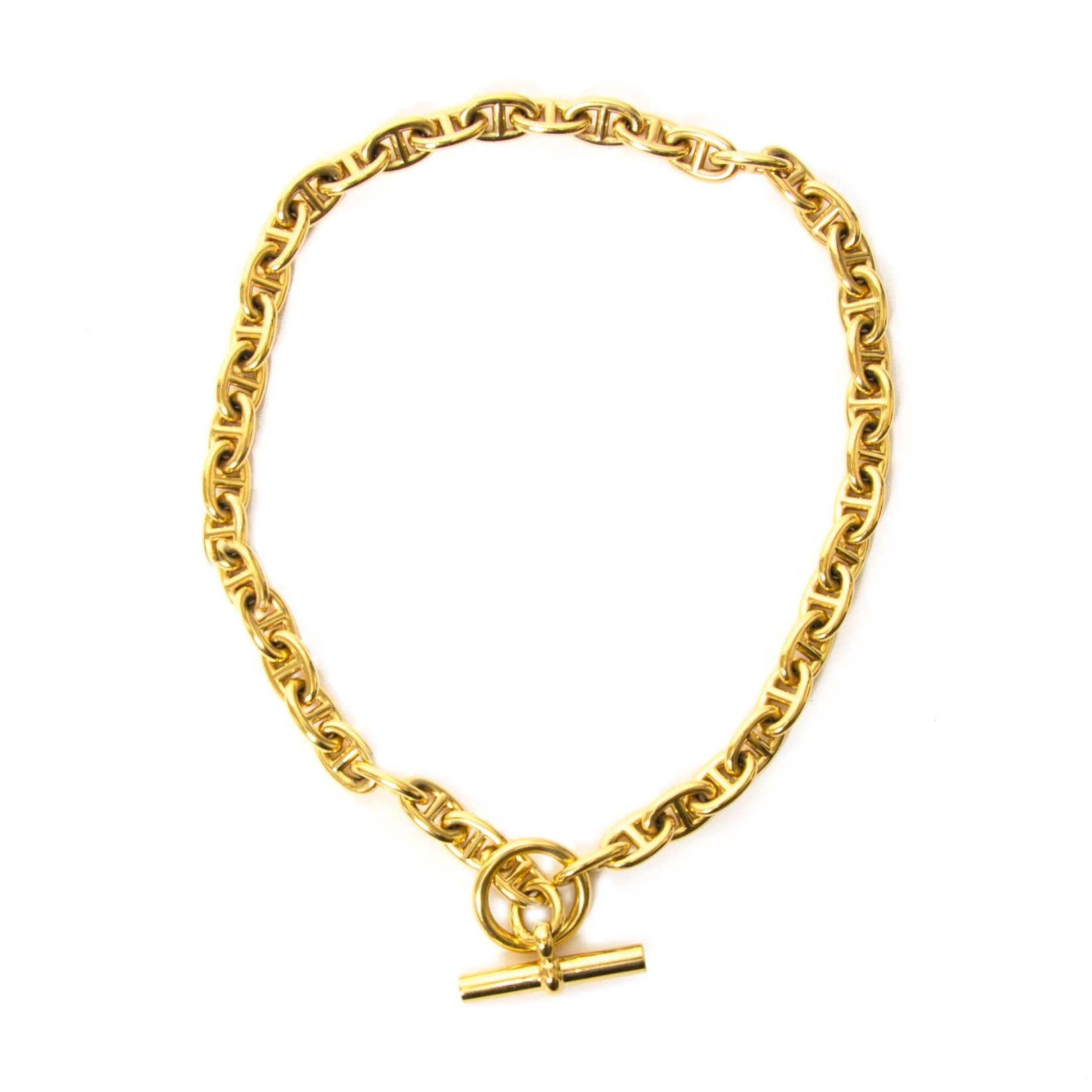 Hermès Collier Chaine d'Ancre PM 18K Gold