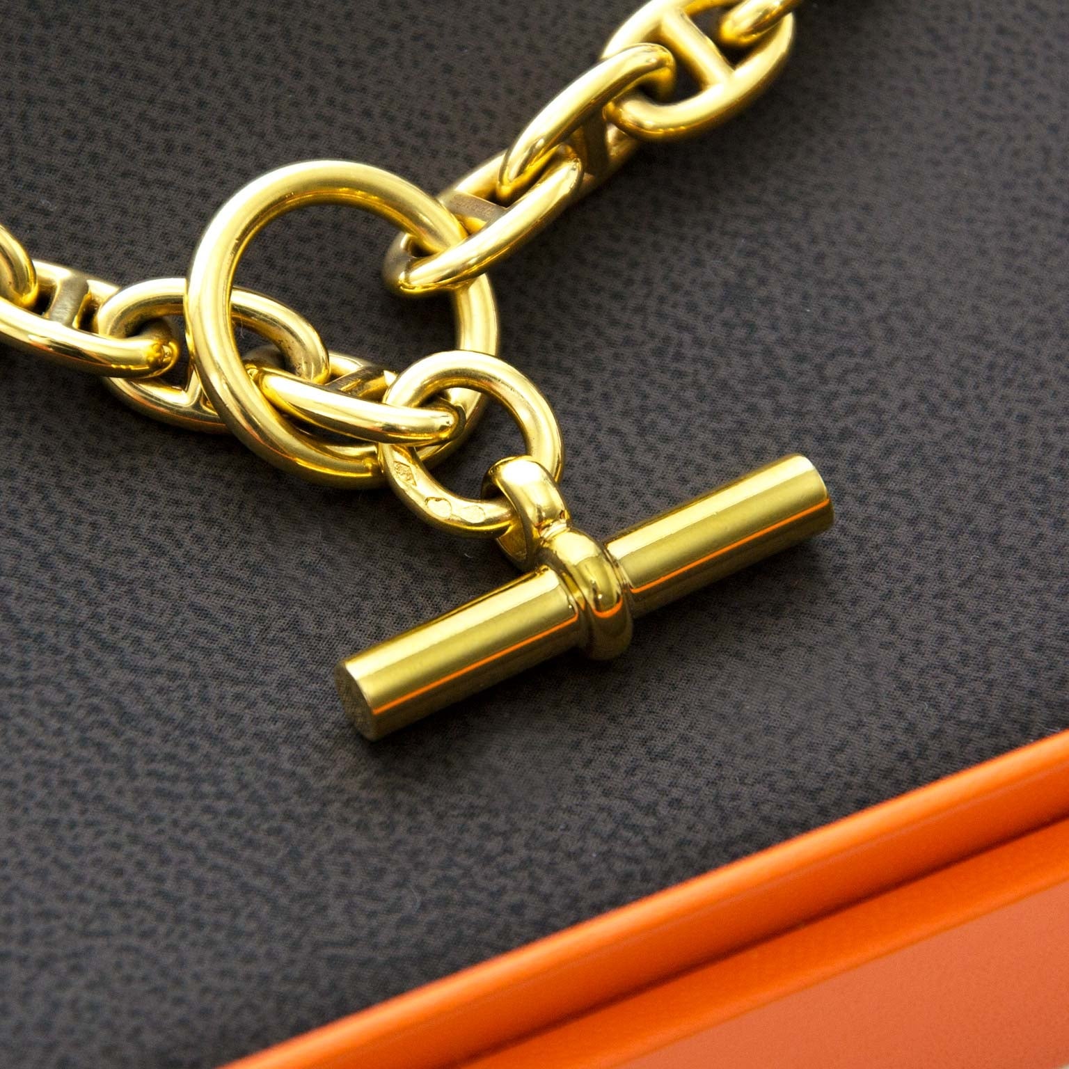 Hermès Collier Chaine d'Ancre PM Or 18 carats