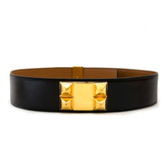 tweedehands Hermès Black Boxcalf Leather Collier De Chien te koop bij labellov