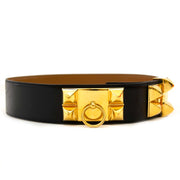 koop Hermès Black Boxcalf Leather Collier De Chien bij labellov en betaal veilig online