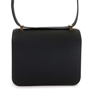 Buy and sell your authentic Hermès Constance III 24cm Veau Epsom Noir Rose Gold Hardware