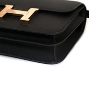 Hermès Constance III 24cm Veau Epsom Noir Rose Gold Hardware kopen en verkopen