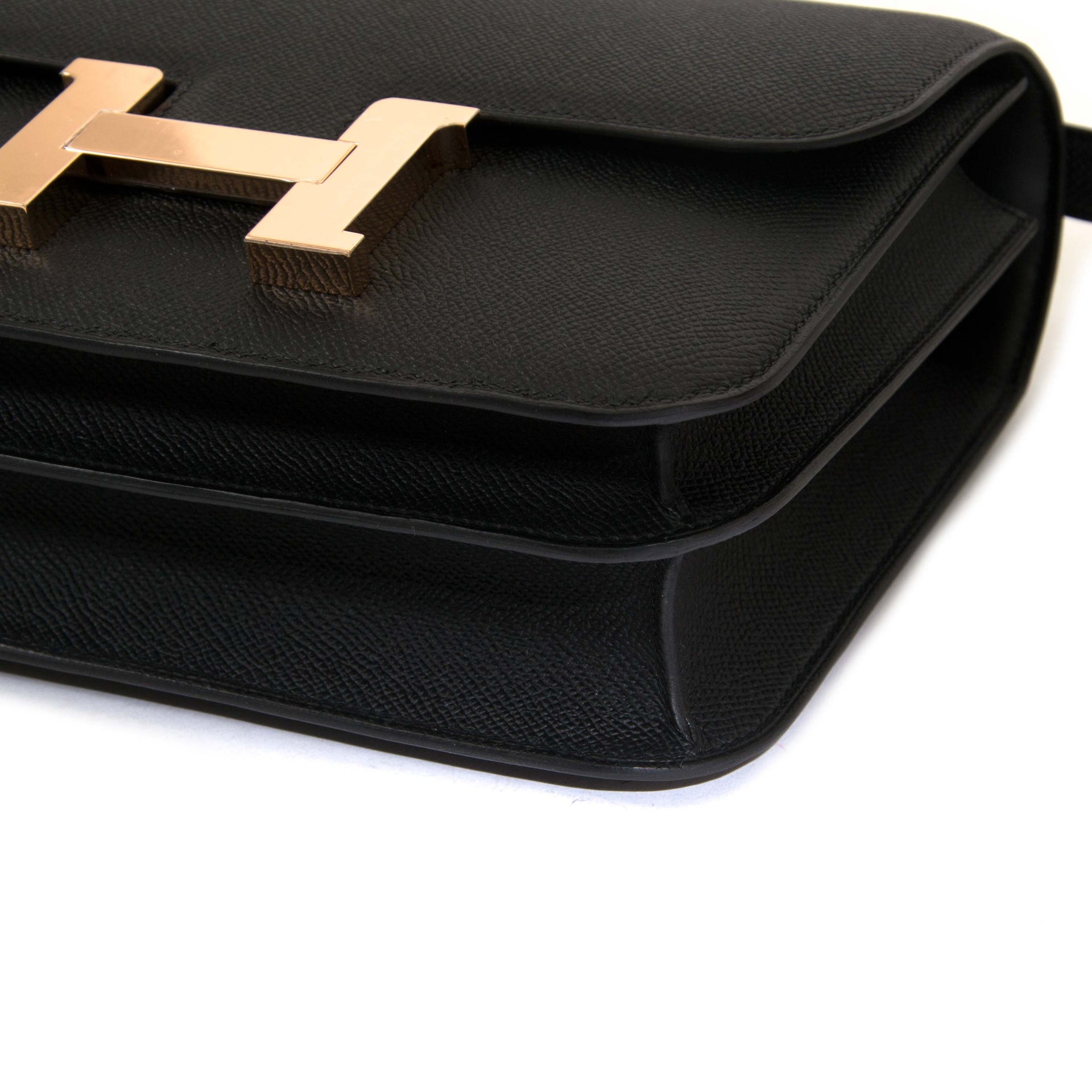 Hermès Constance III 24cm Veau Epsom Noir Rose Gold Hardware kopen en verkopen
