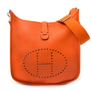 1skip the waitinglist shop your Hermes Evelyne III Feu Taurillon Clemence Shoulder Bag