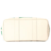 koop veilig online jou tweedhands Hermès Green And Beige Garden Party 36
