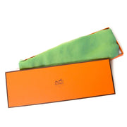 acheter en ligne seconde main Hermes Green Mouseline Scarf