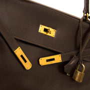 Hermès Vintage Kelly 32 Brown Boxcalf Leather GHW