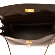 Hermès Vintage Kelly 32 Brown Boxcalf Leather GHW