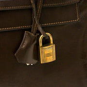 Hermès Vintage Kelly 32 Brown Boxcalf Leather GHW