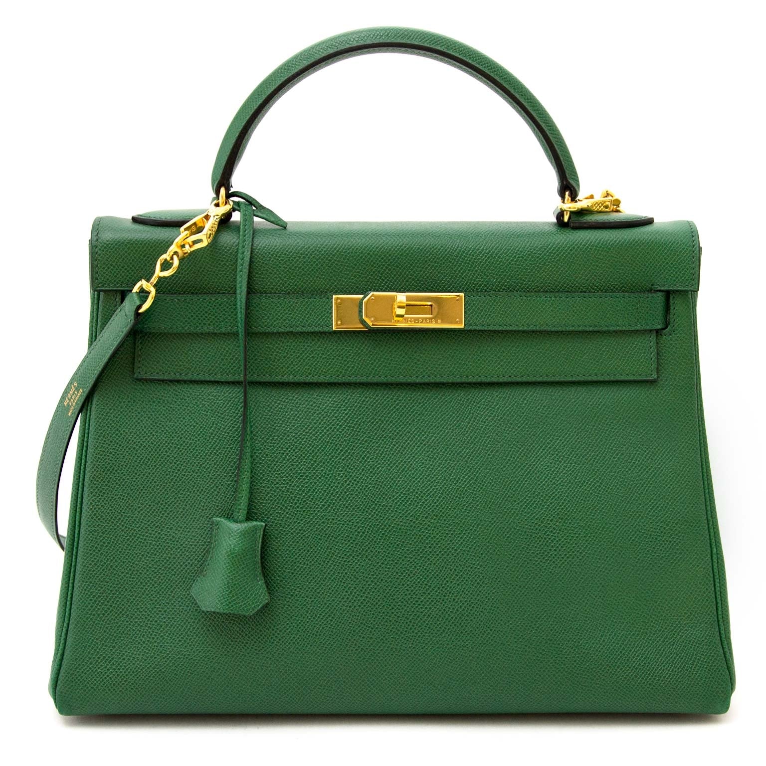skip the waitinglist shop safe Hermes Kelly 32 Vert Bengal Courchevel Leather