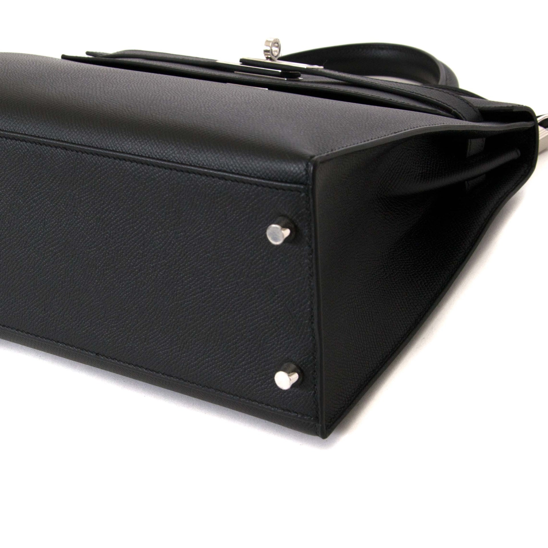 Hermès Kelly 32 Sellier Black Epsom PHW Skip the waiting list and buy now