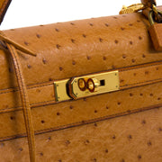 Hermès Kelly 32 Ostrich Gold GHW
