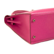 Hermès Kelly 32 Chèvre de Coromandel Sellier Fuchsia PHW