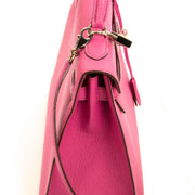 Hermès Kelly 32 Chèvre de Coromandel Sellier Fuchsia PHW