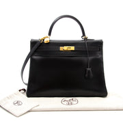 Hermes kelly 35 zwart kalfsleder nu online te koop bij labellov.com