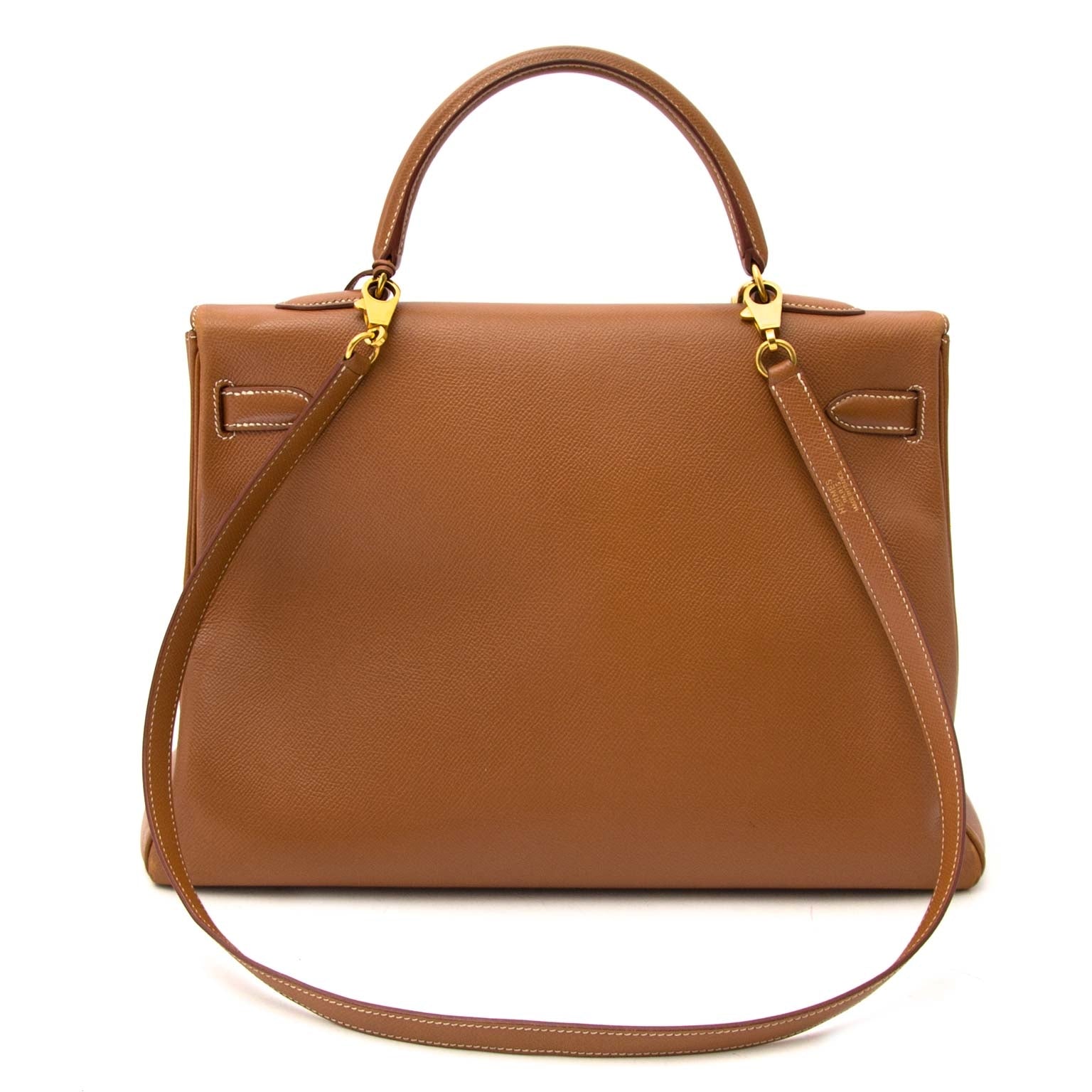 Hermès Kelly 35 Courchevel Gold GHW