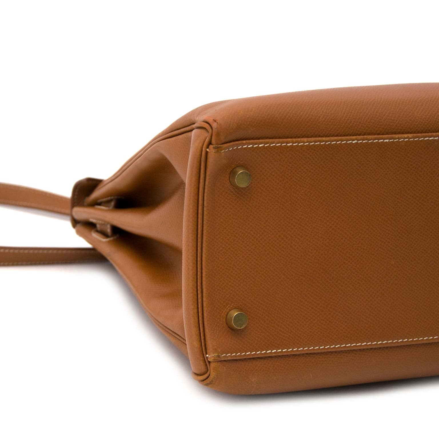 Hermès Kelly 35 Courchevel Gold GHW