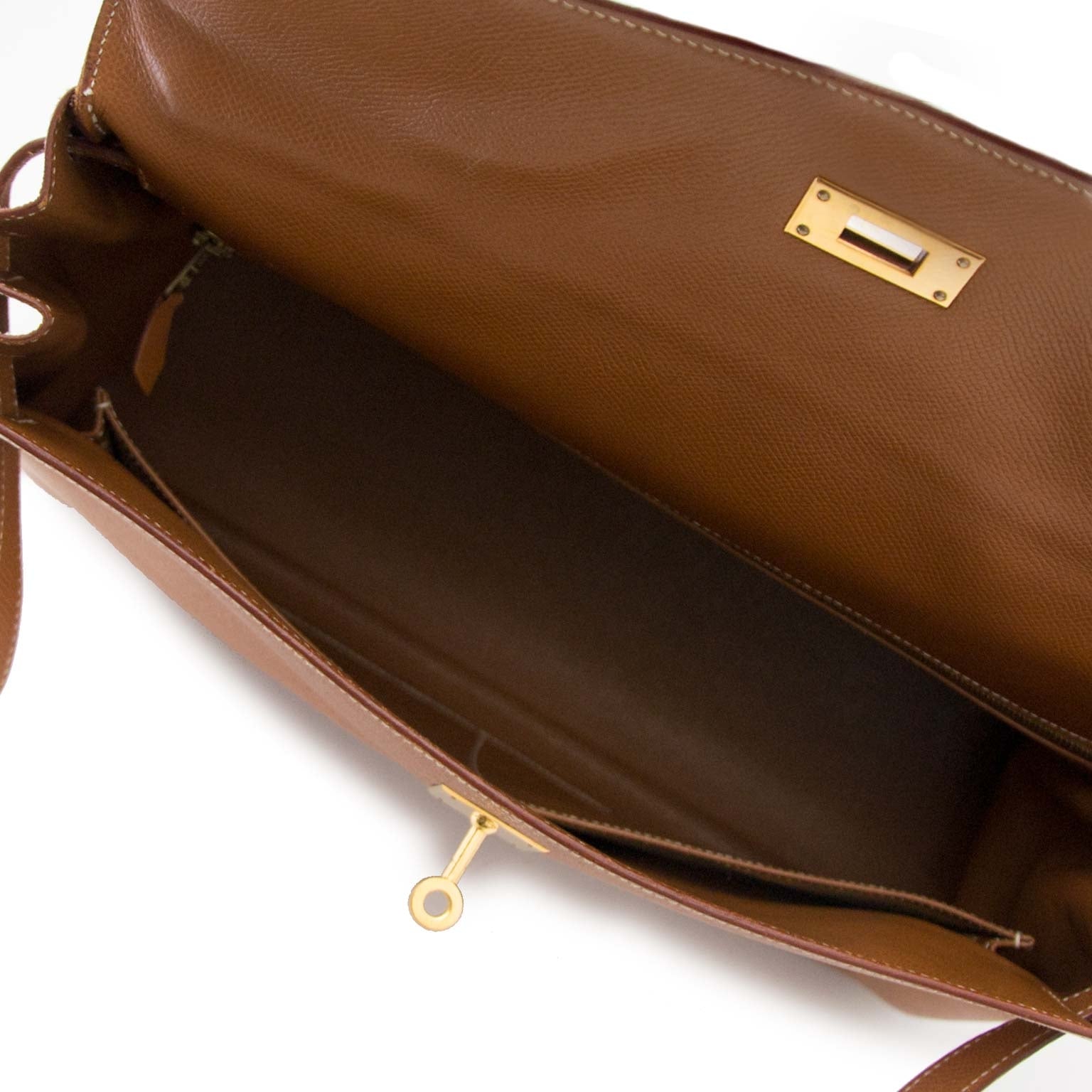 Hermès Kelly 35 Courchevel Gold GHW