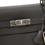 authentic Hermes Kelly 35 Retourne Ardoise Swift PHW enligne pour le meilleur prix