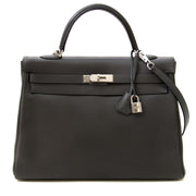 skip the waitinglist shop Hermes Kelly 35 Retourne Ardoise Swift PHW