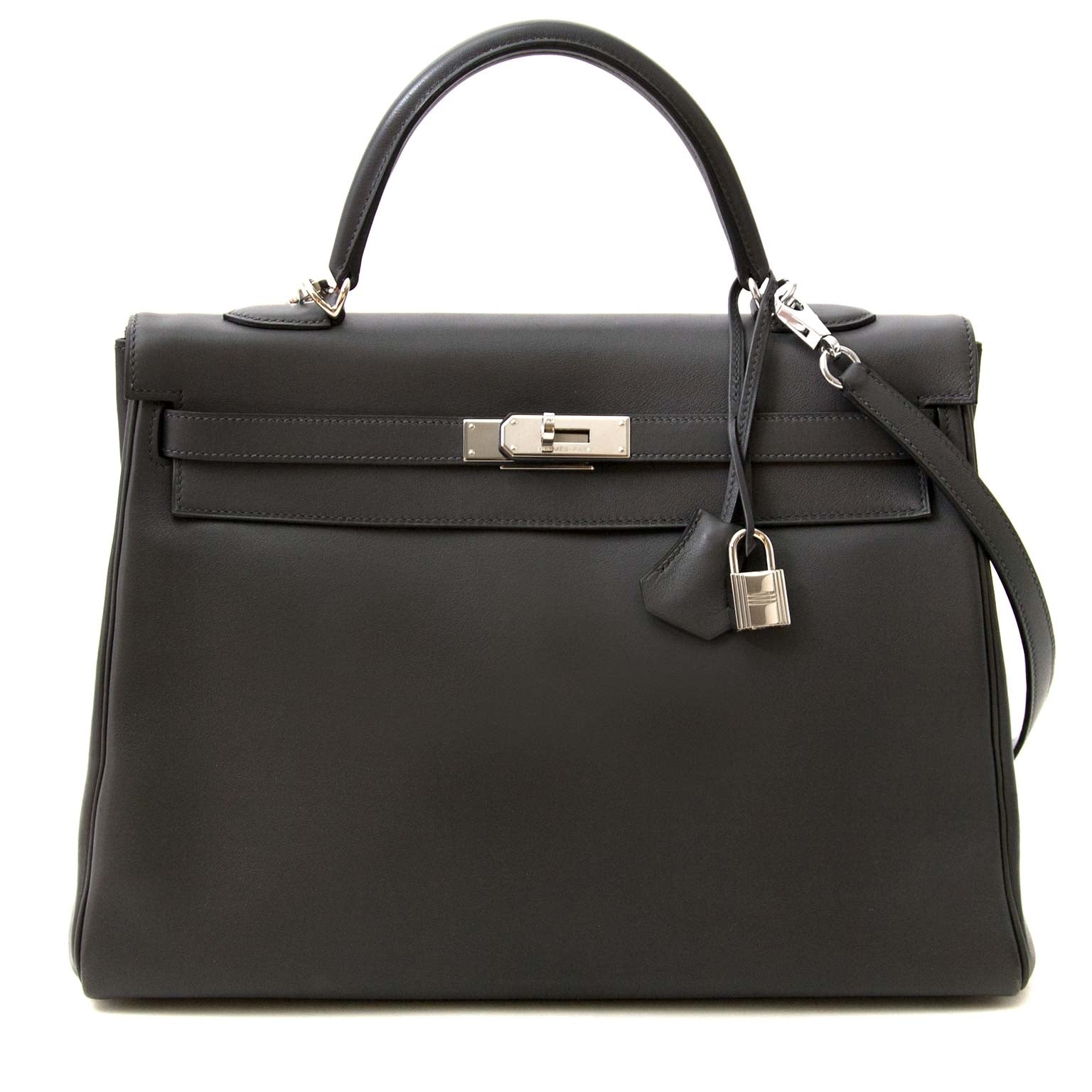 skip the waitinglist shop Hermes Kelly 35 Retourne Ardoise Swift PHW