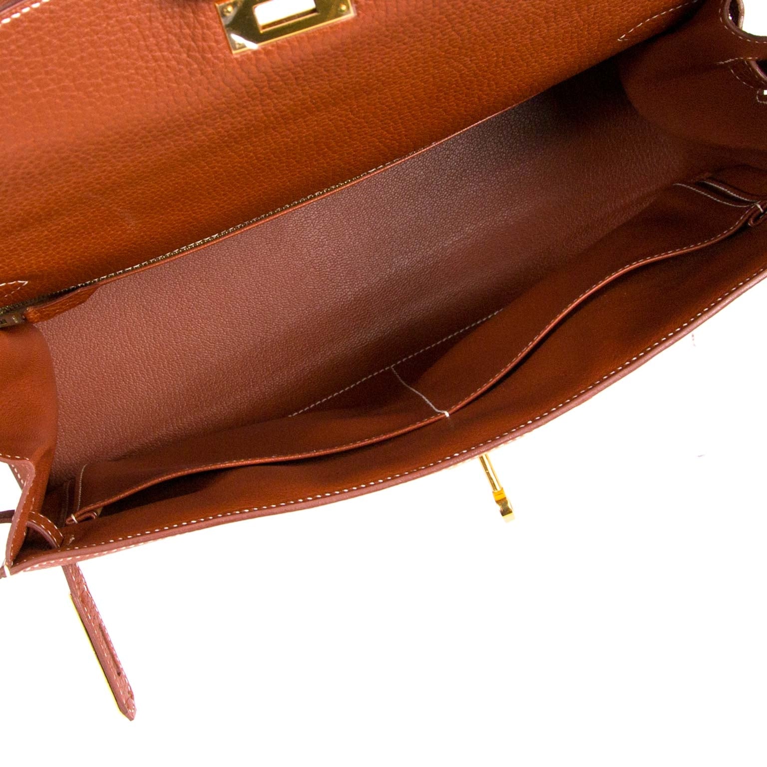 Hermès Kelly 35 Brique Ardennes GHW