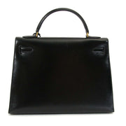 Are you interested in an authentic Hermès Kelly 32 Black Box Calf GHW? Buy safely at Labellov.
