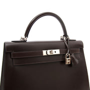 Acheter un Hermes Kelly Chocolate 32 + Strap en ligne