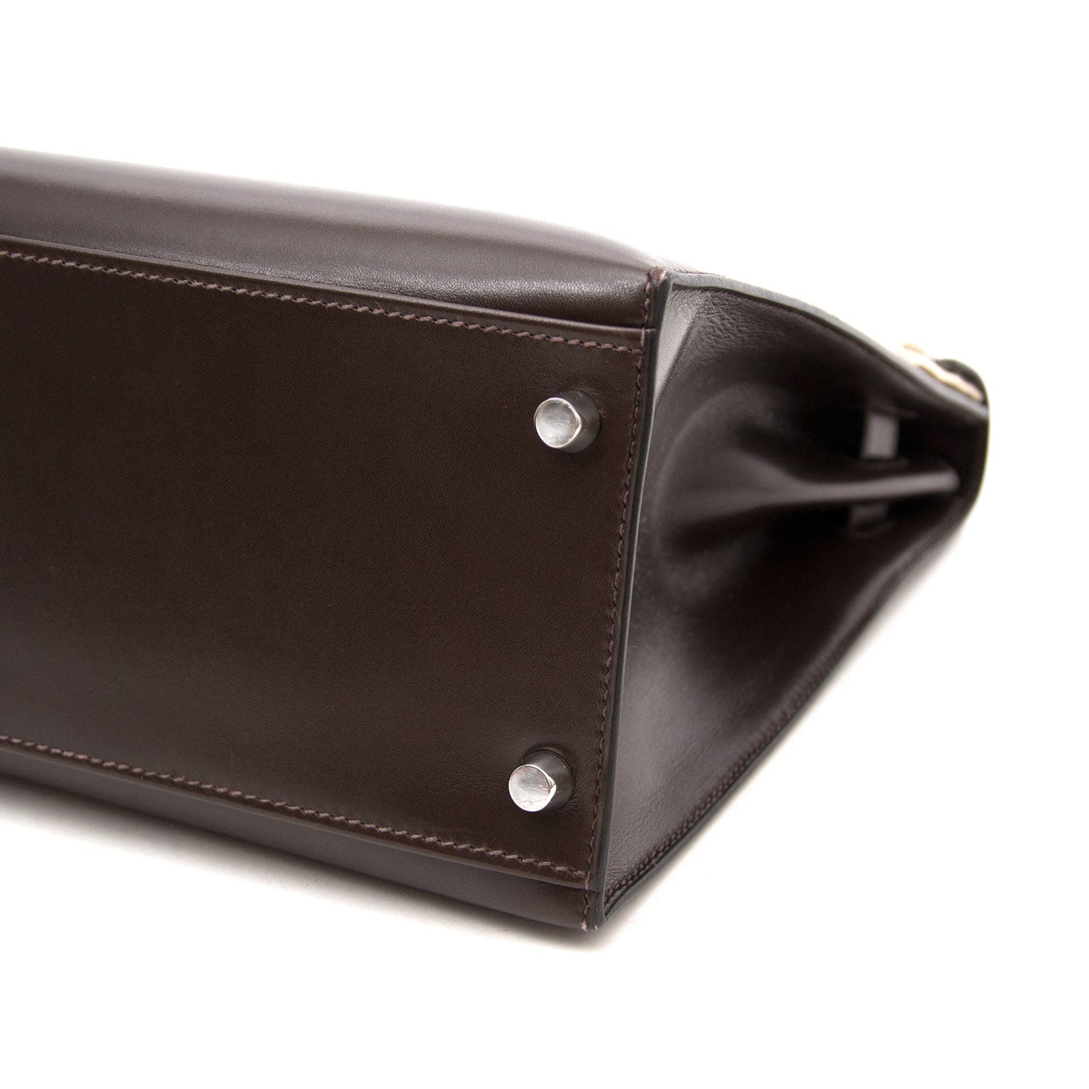 Acheter un Hermes Kelly Chocolate 32 + Strap en ligne chez Labellov.com