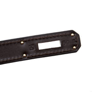 koop een authentieke Hermes Kelly Chocolate 32 + Strap aan de juiste prijs
