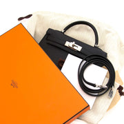 shop safe online Hermès Kelly II Mini Veau Epsom Black PHW for the best price worldwide shipping