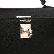 acheter en ligne seconde main Hermès Kelly II Mini Veau Epsom Black PHW