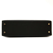 brand new never worn 100% authenti Hermès Kelly II Mini Veau Epsom Black PHW