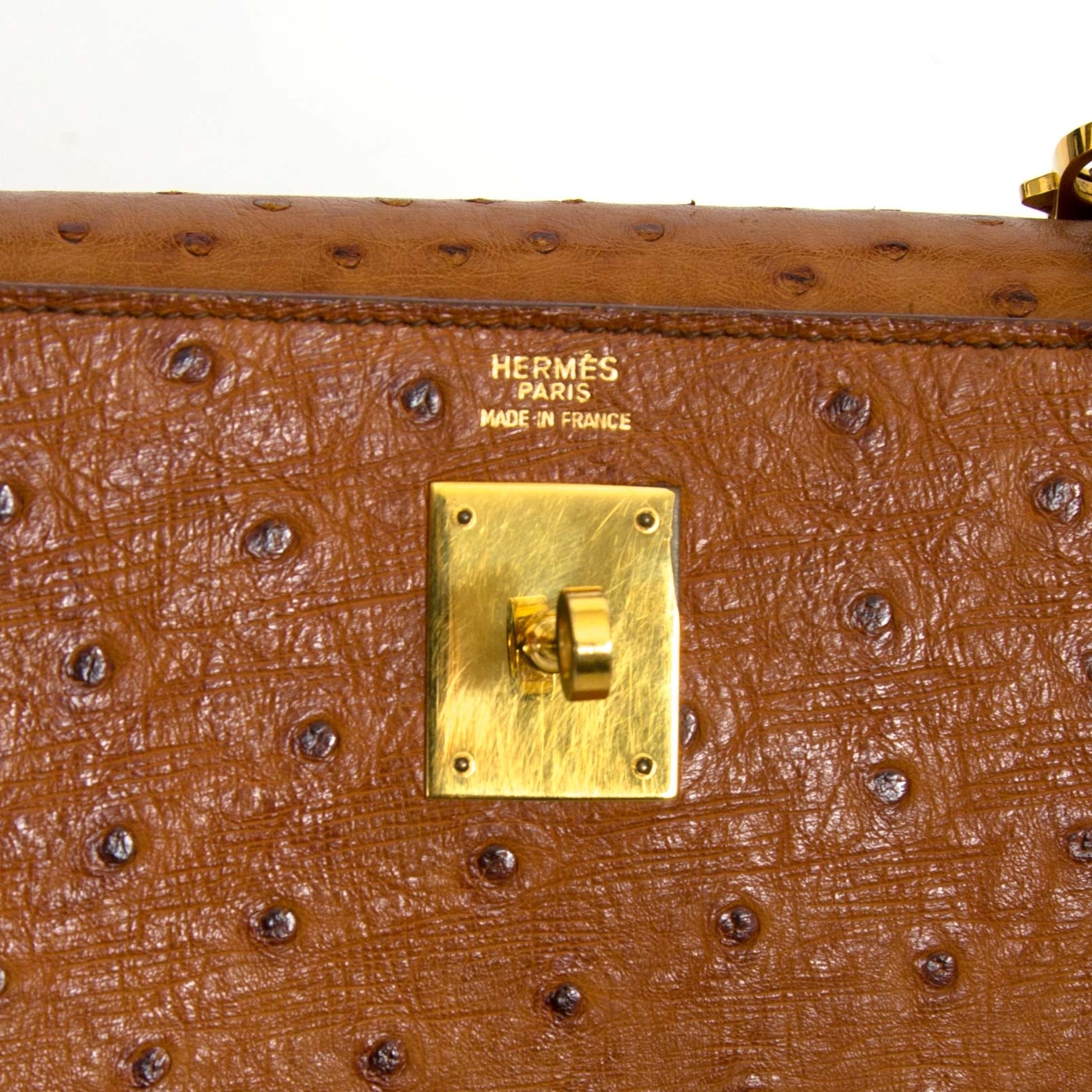 Hermès Kelly Ostrich 32 GHW te koop