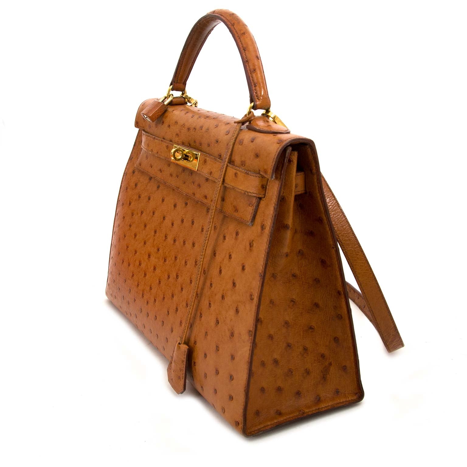Very exclusive Hermès Kelly Ostrich 32 GHW