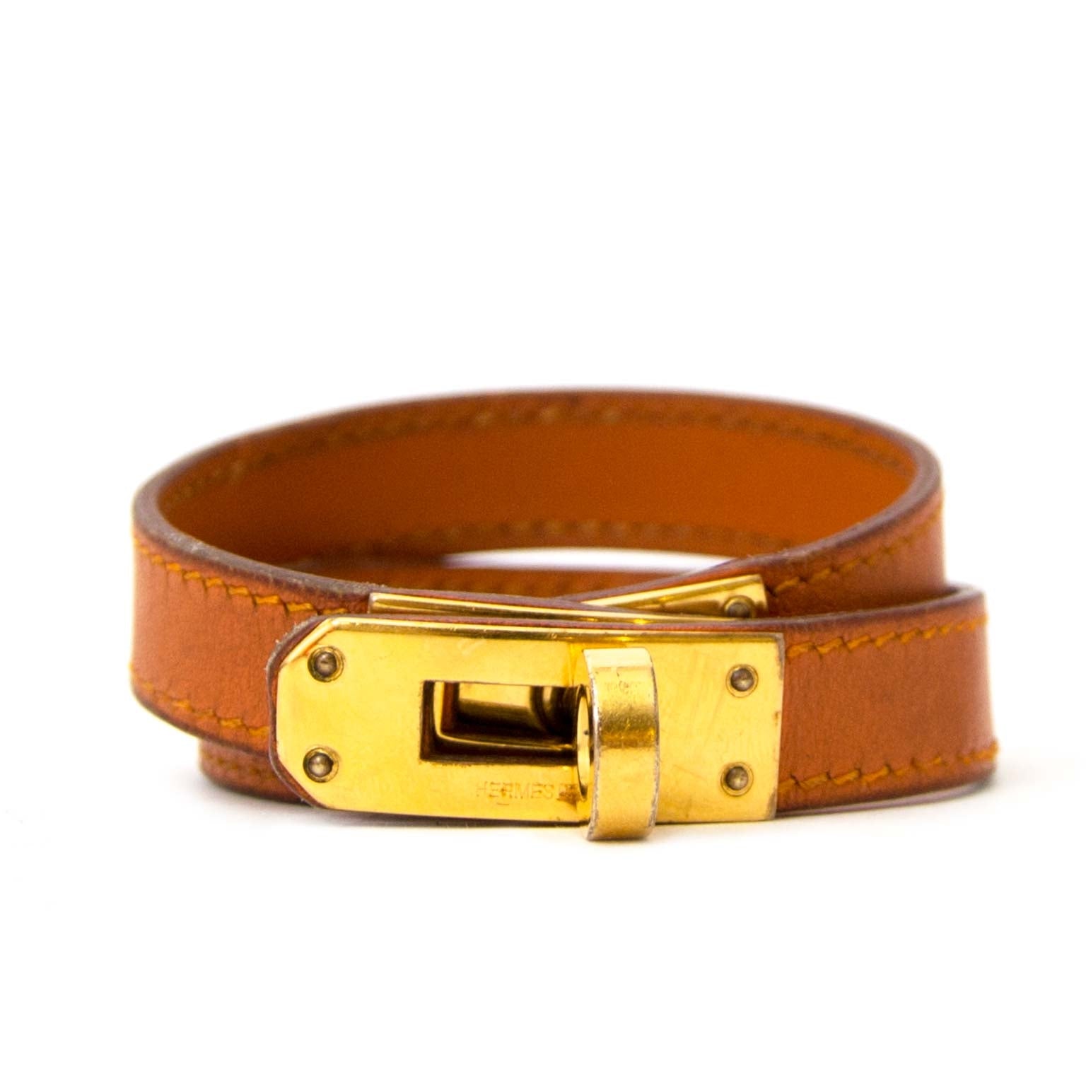 Buy authentic Hermès kelly double tour bracelets at labellov vintage fashion webshop belgium