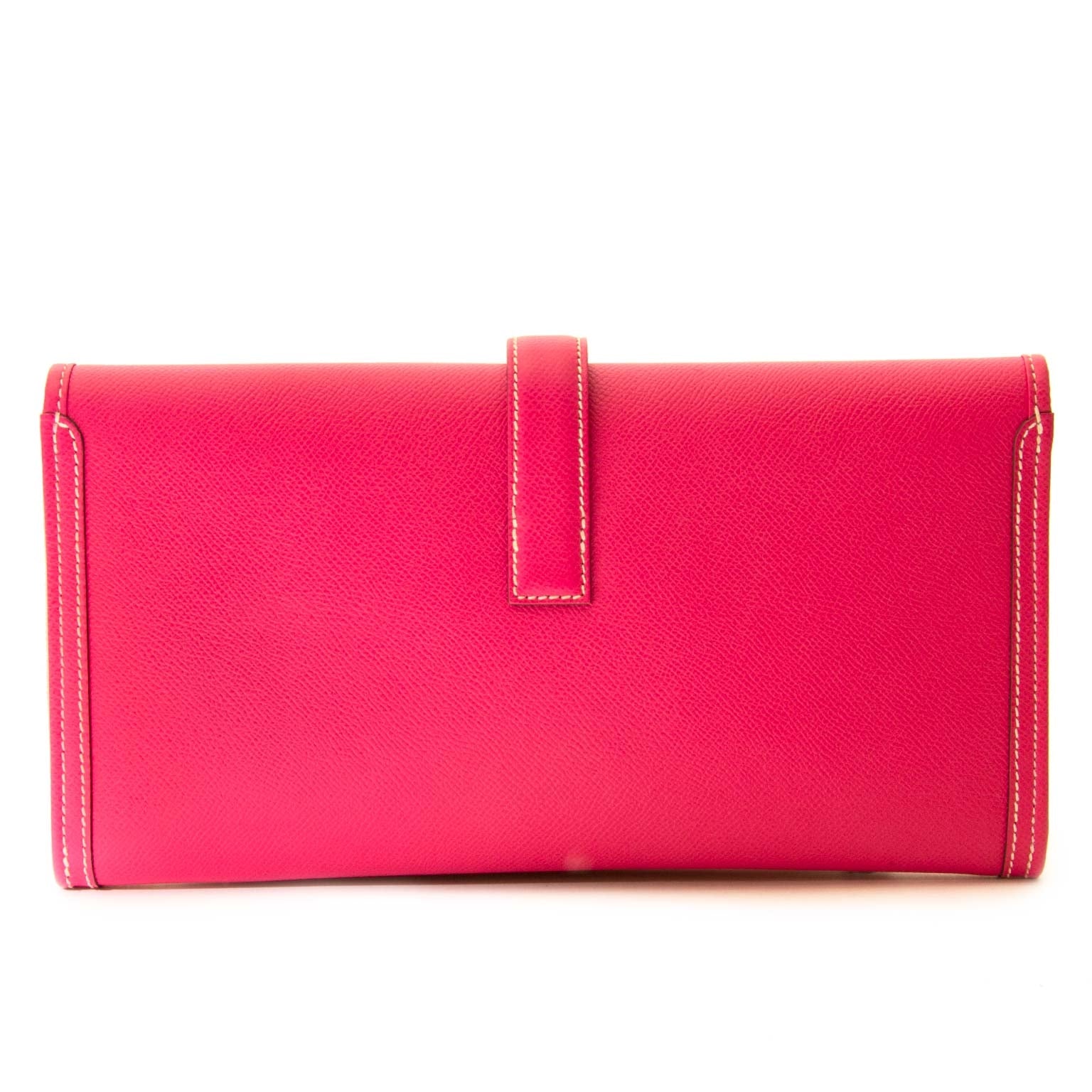 hermes jige elan 29 veau epsom rose tyrien clutch now for sale at labellov vintage fashion webshop belgium