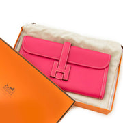 hermes jige elan 29 veau epsom rose tyrien clutch now for sale at labellov vintage fashion webshop belgium