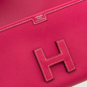 hermes jige elan 29 veau epsom rose tyrien clutch now for sale at labellov vintage fashion webshop belgium