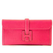 hermes jige elan 29 veau epsom rose tyrien clutch now for sale at labellov vintage fashion webshop belgium