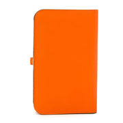 achetez Hermès Portefeuille Dogon Duo Veau Swift Orange chez labellov pour le meilleur prix