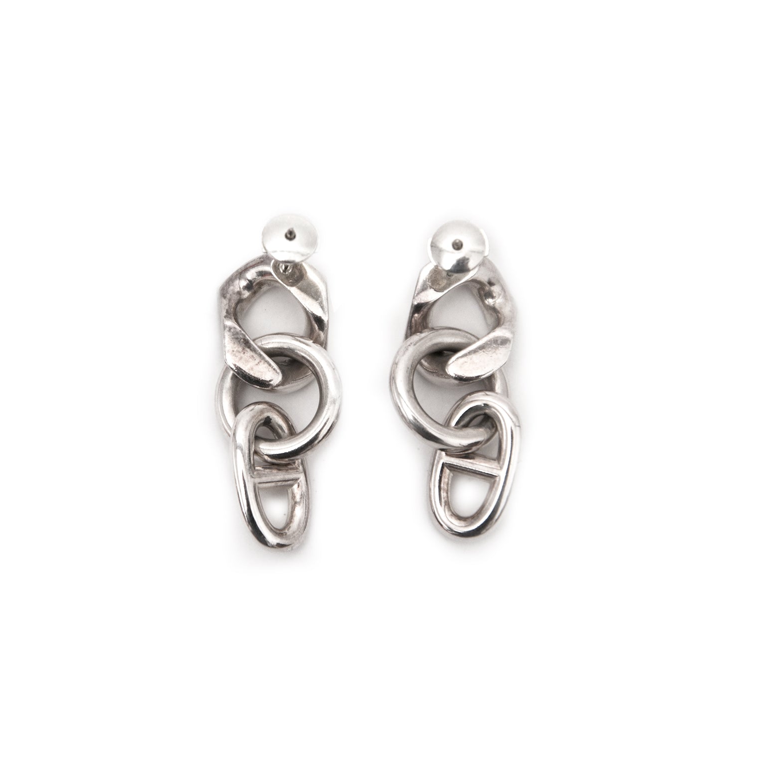 shop safe online at the best price Hermes Chaine D'ancre Earrings
