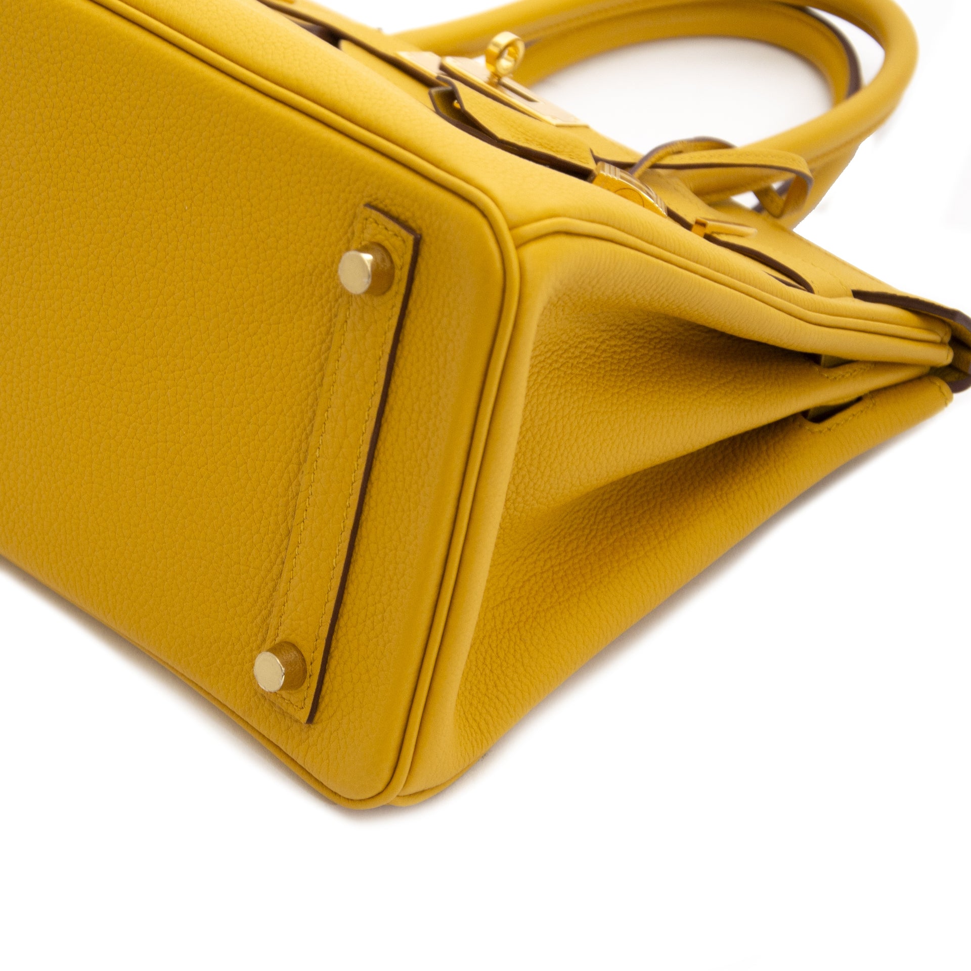 shop safe online secondhand Never Used Hermes Birkin 30 Jaune Ambre Togo GHW