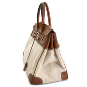 Hermès Birkin 35 Barenia & Toile Naturel