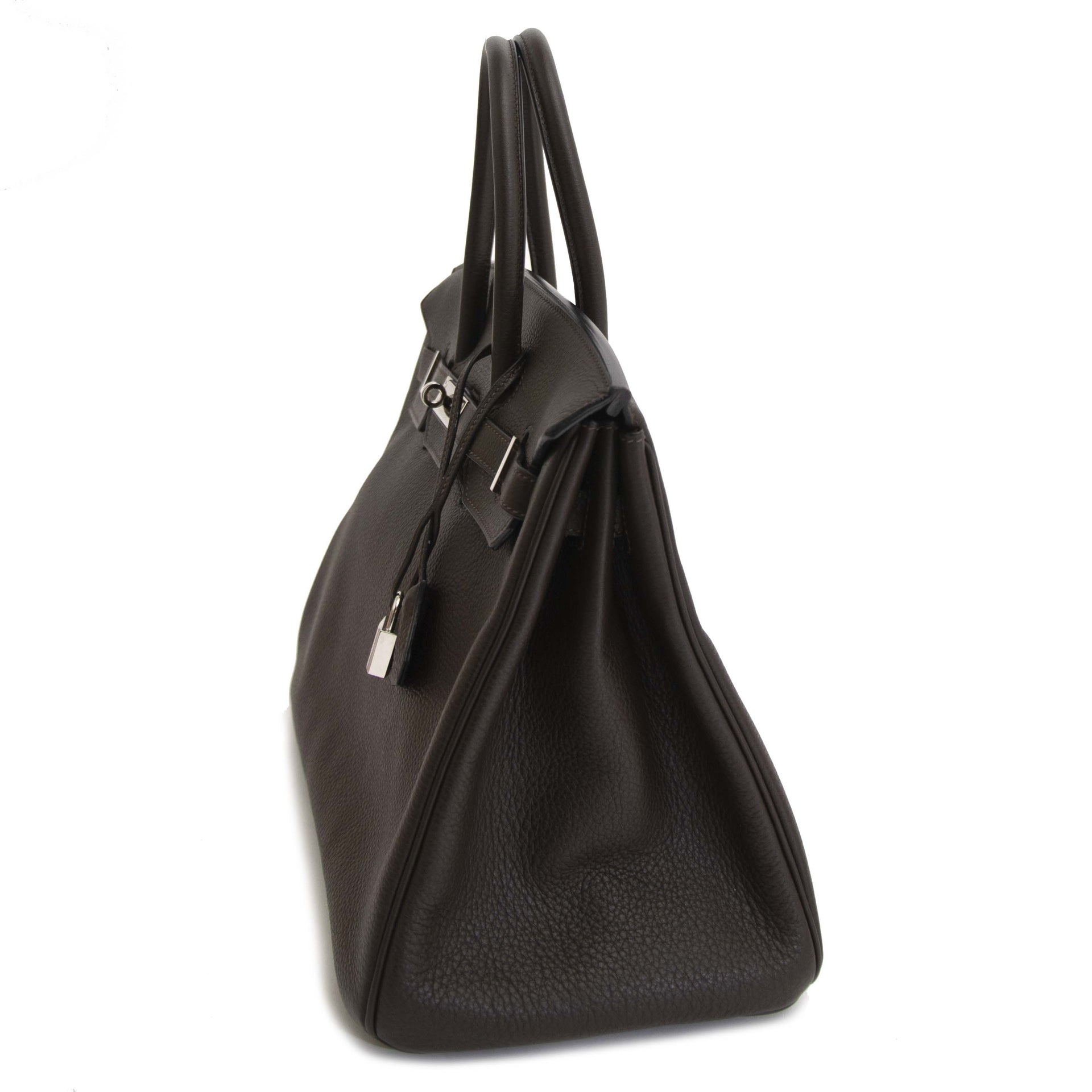 Hermès Birkin 35 Togo Chocolat PHW en ligne chez labellov.com pour le meilleur prix