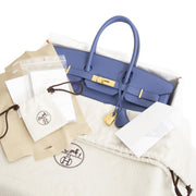 100% authentic Hermès Birkin 35 Bleu Brighton Epsom GHW for sale online at Labellov