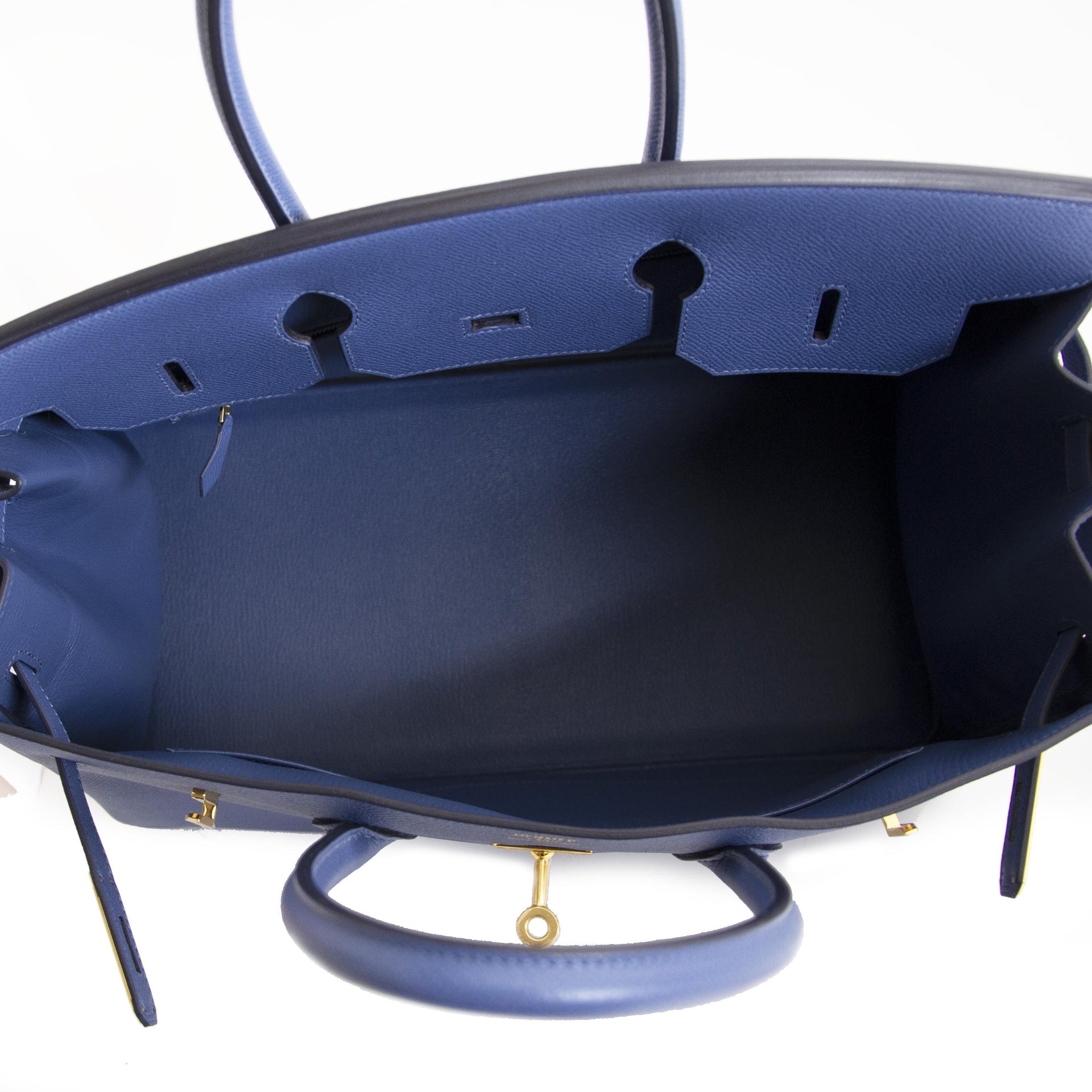 Hermès Birkin 35 Bleu Brighton Epsom GHW