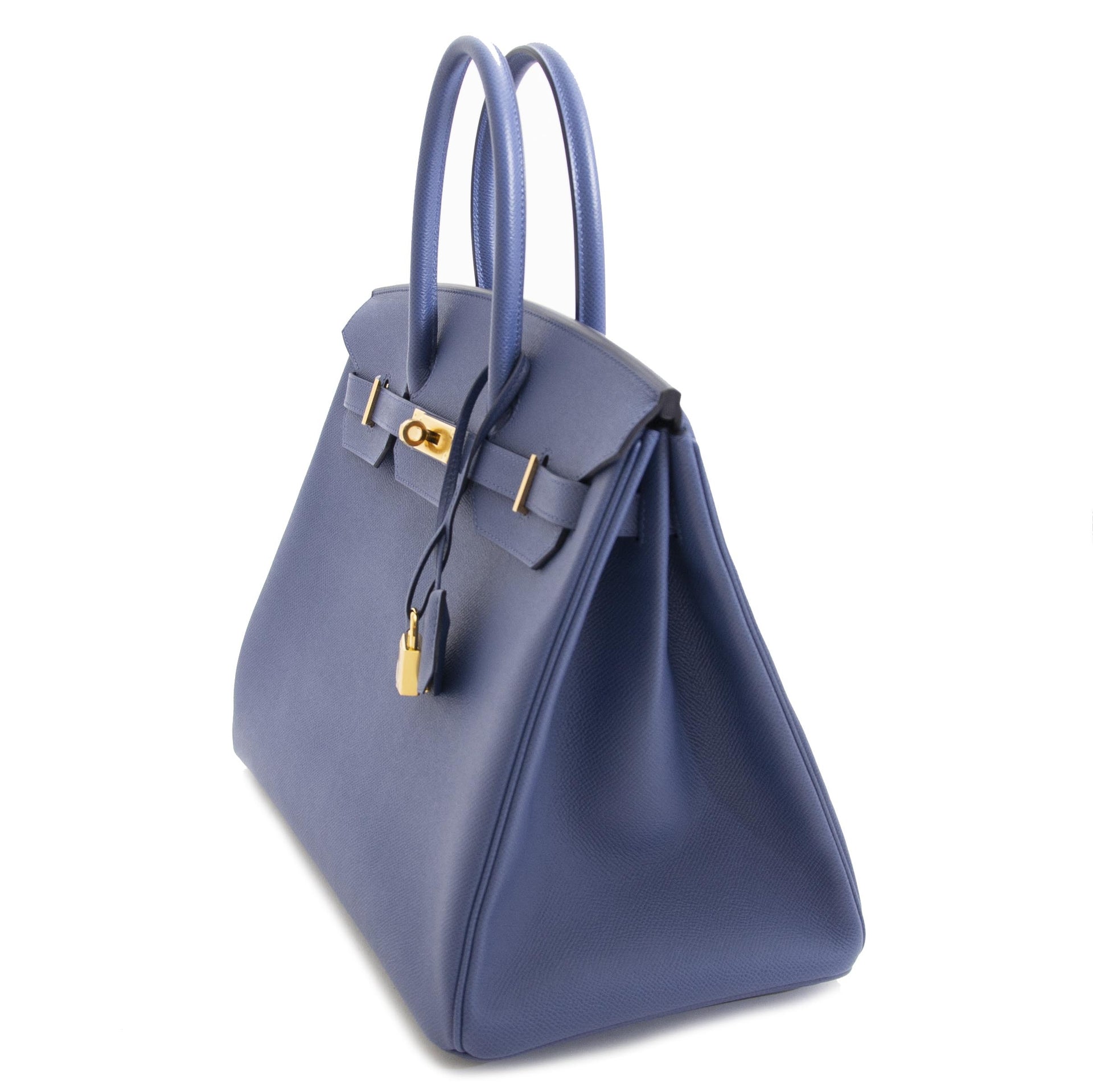 Hermès Birkin 35 Bleu Brighton Epsom GHW te koop bij Labellov tweedehands luxury