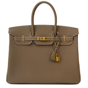 Hermès Birkin 35 Etoupe Togo GHW for the best price at Labellov secondhand luxury