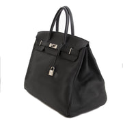 Hermès Birkin 40cm Black Clemence Taurillon PHW koop veilig online